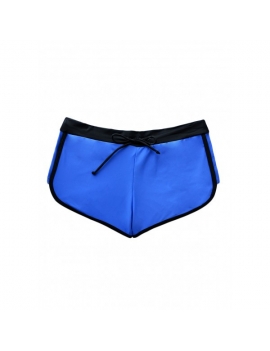 Bikini short hot pant color azul marca samia
